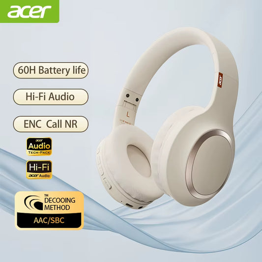 OHR300 Wireless Headphone Noise Canceling Hi-Res Spatial Audio Earphone with LDAC Bluetooth 5.3 over Ear Headset